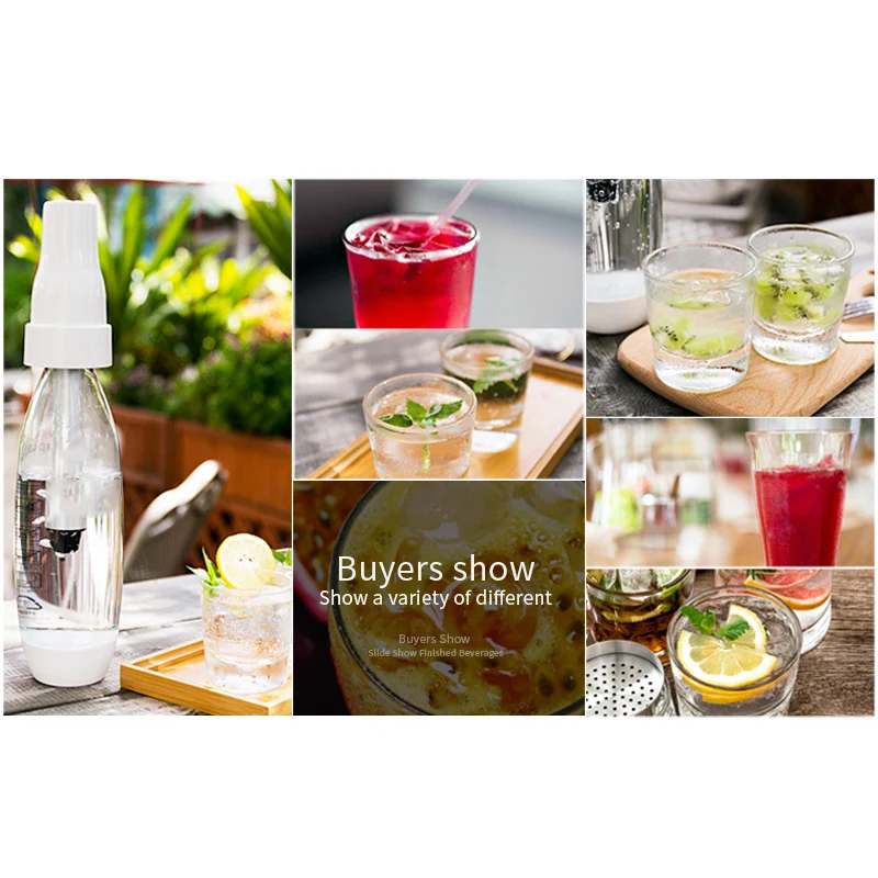 

Soda Water Maker Household Portable Homemade Soda Machine Carbonator 1000ml New L5