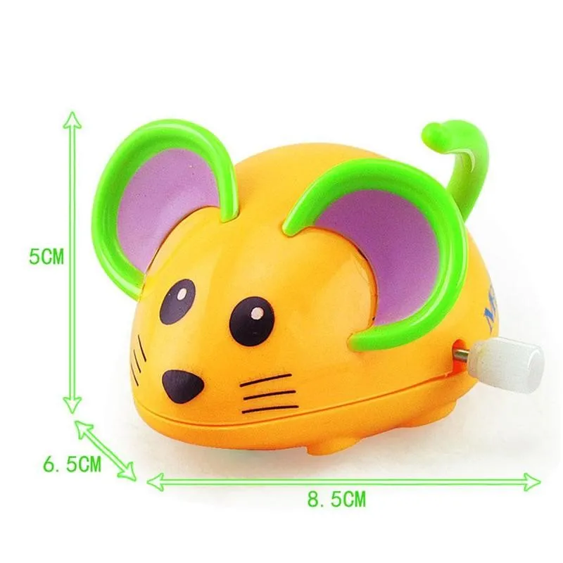 

Clockwork Toy 1 Pieces Random Color Cute Cartoon Mouse Up Toys Wind Educational Classic Infant Infant Baby Gifts J5O5