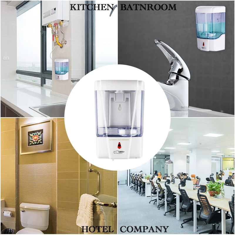 

Touchless Automatic Liquid soap dispenser Intelligent Hand Washing Usb Charging Smart Sensor Bathroom Sanitizer Liquid Device