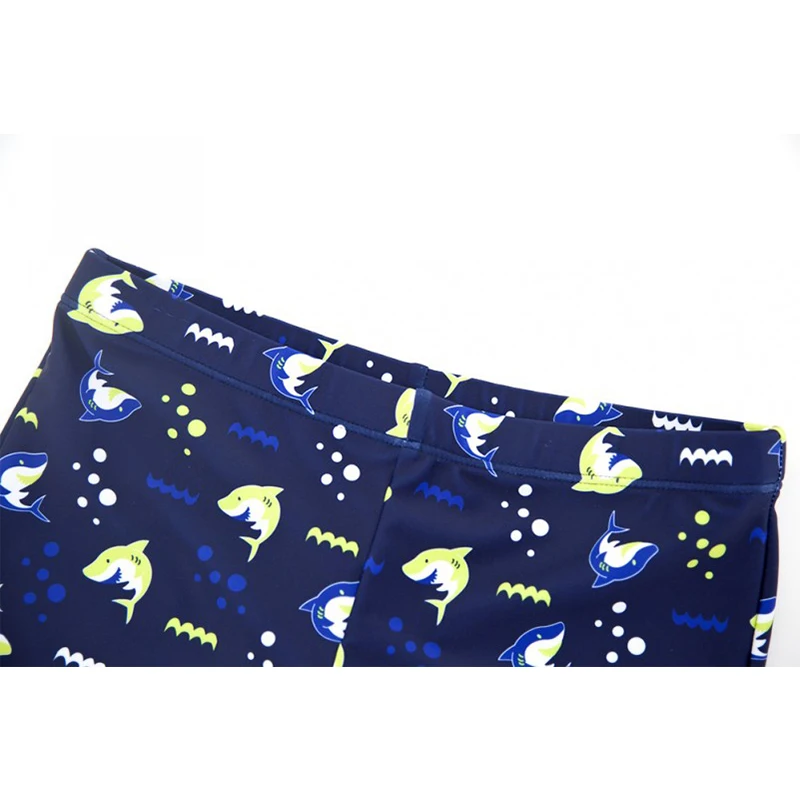 Детский купальник летний с животными для мальчиков 2 шт. купальный костюм акулой