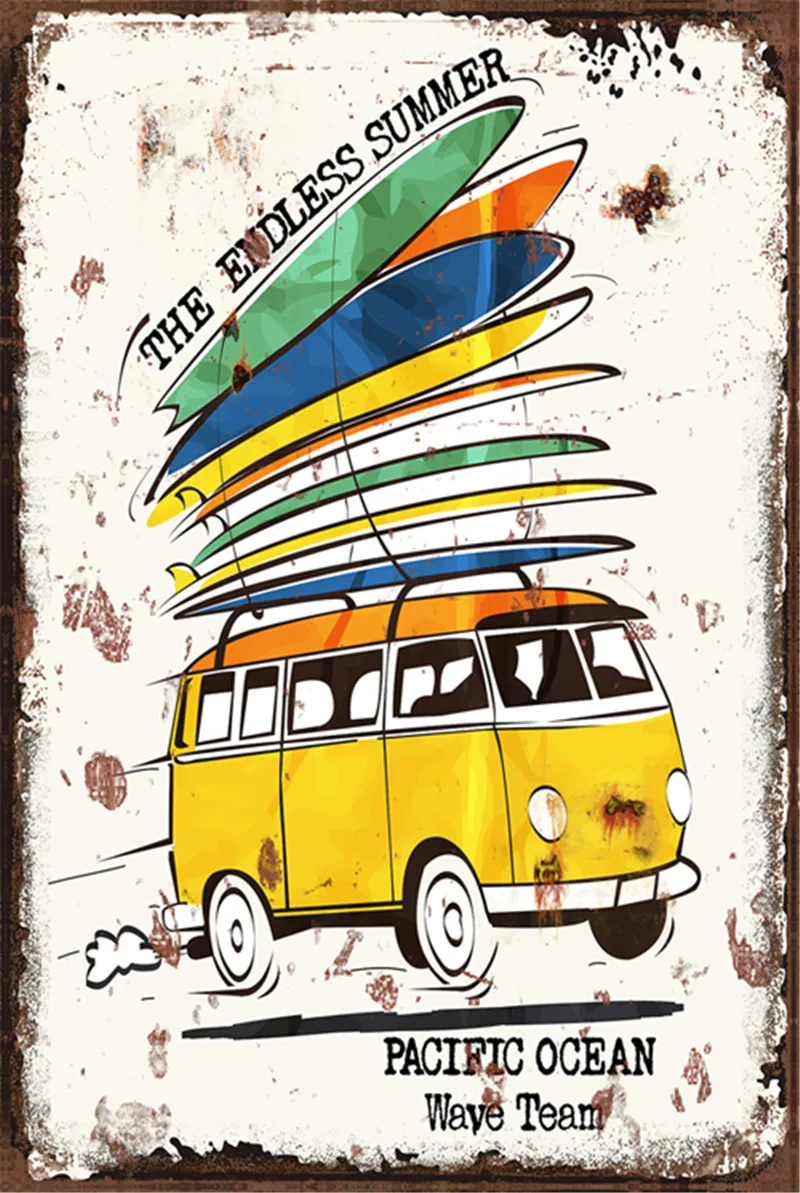 

Posters Garage Tin Sign Gamer Room Bus Industrial Decor Gardening Decoration Sports Car Movie Poster Vintage Retro Truck