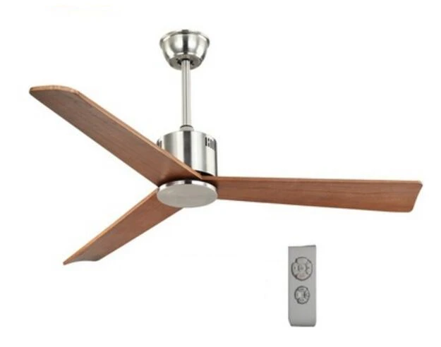 Промышленный винтажный потолочный вентилятор 52 дюйма древесина без светильник