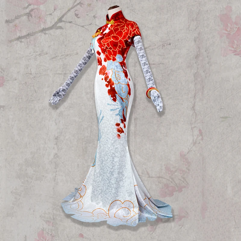 Костюмы для косплея гейши Мичико с V образным вырезом костюмы охотничьей леди