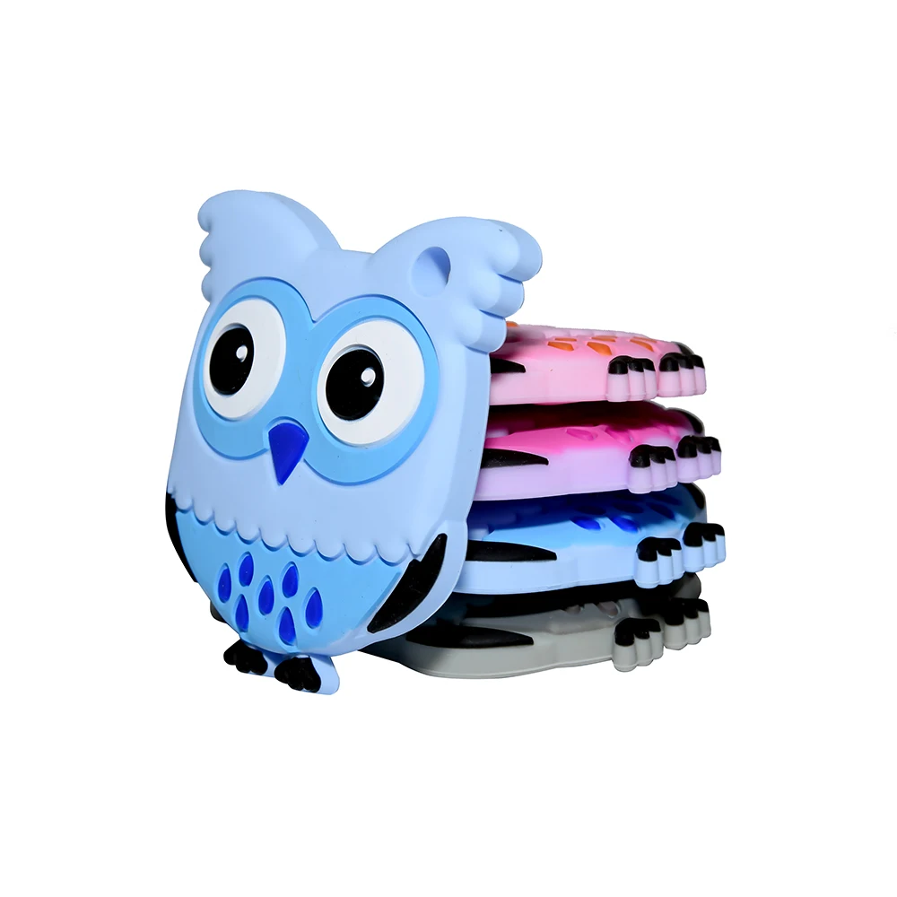 

5 шт., Силиконовые Прорезыватели для зубов в виде совы