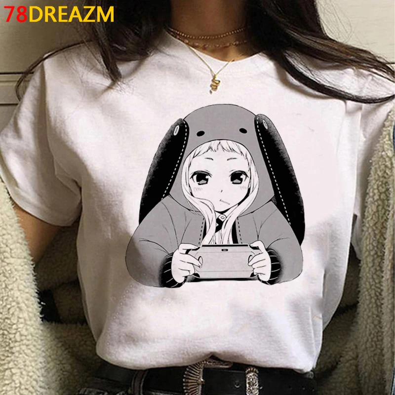 Kakegurui Футболка Летний Топ женский tumblr белая футболка harajuku kawaii пара размера плюс