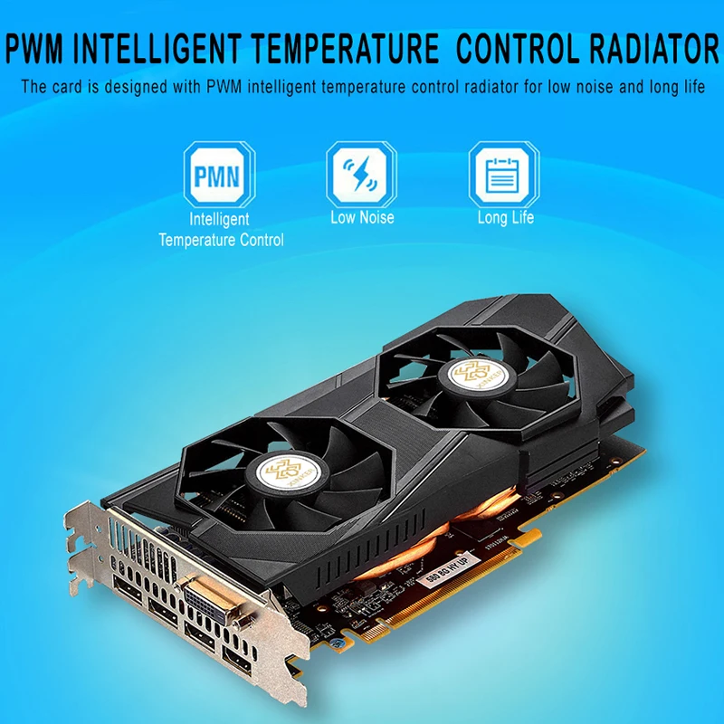 Б/у Radeon RX 580 8G 2048SP GDDR5 PCI Express x16 3,0 видеоигровая графическая карта внешняя видеокарта для настольного ПК