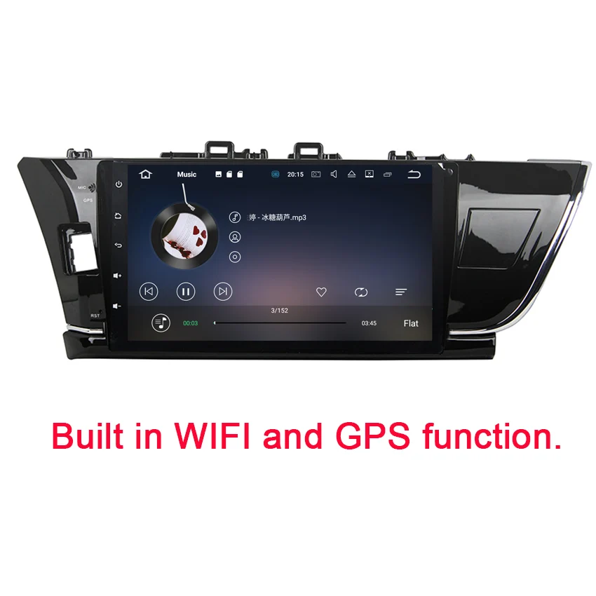 YESSUN Android для Toyota Corolla 2014 ~ 2015 Автомобильный навигатор GPS Аудио Видео Стерео