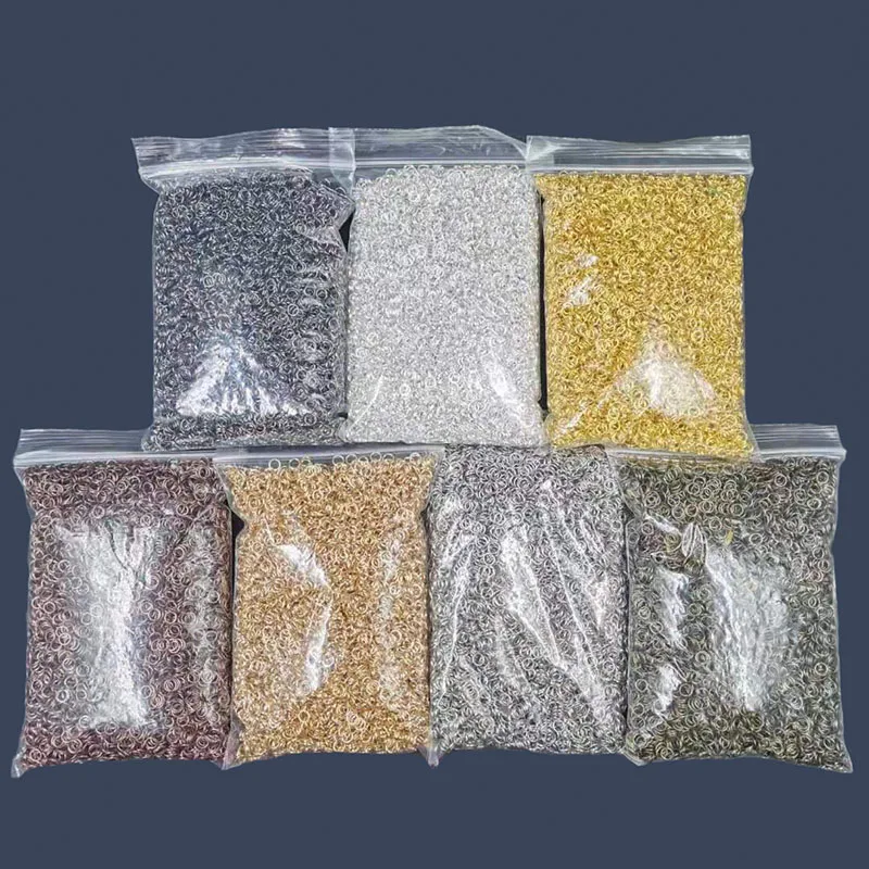 

500pcs/lot 4 5 6 7 8 9 10mm Jump Rings Split Rings Connectors For Diy Jewelry Finding Making Accessories Wholesale Supplies