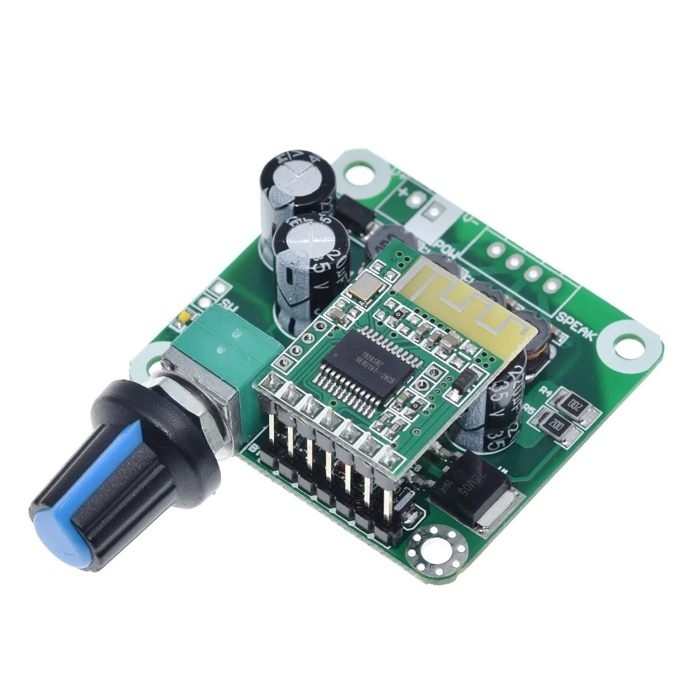 Bluetooth 4,2 TPA3110 15 Вт+ 15 Вт Цифровой стерео аудио Мощность модуль усилителя 12 V-24 V автомобиль для USB Динамик, Портативный Динамик