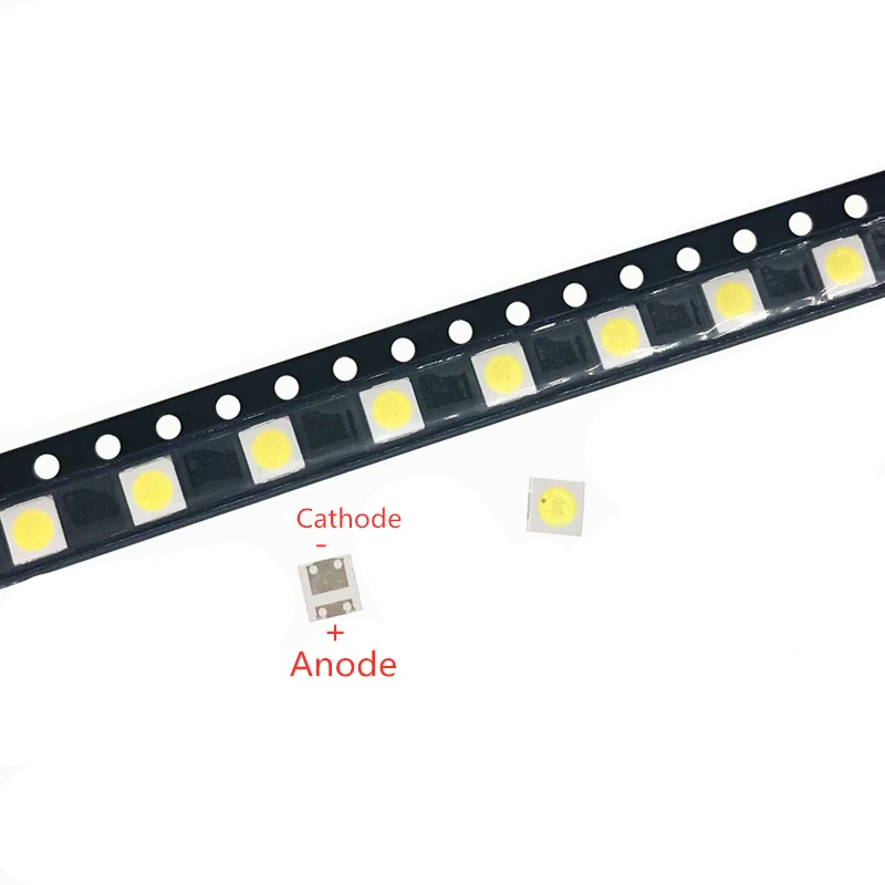 200 шт./лот для LG SMD СВЕТОДИОДНЫЙ 3535 6 в холодный белый 2 Вт для ТВ/ЖК Подсветка ТВ применение высокая мощность светодиодный