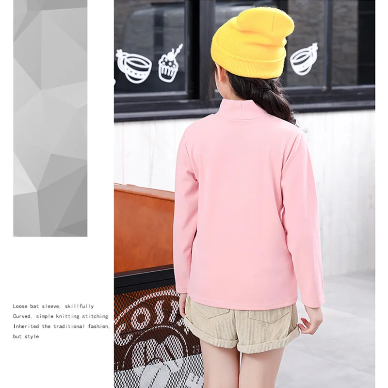 Новинка 2020 осенняя футболка для маленьких девочек в полоску с длинным рукавом и