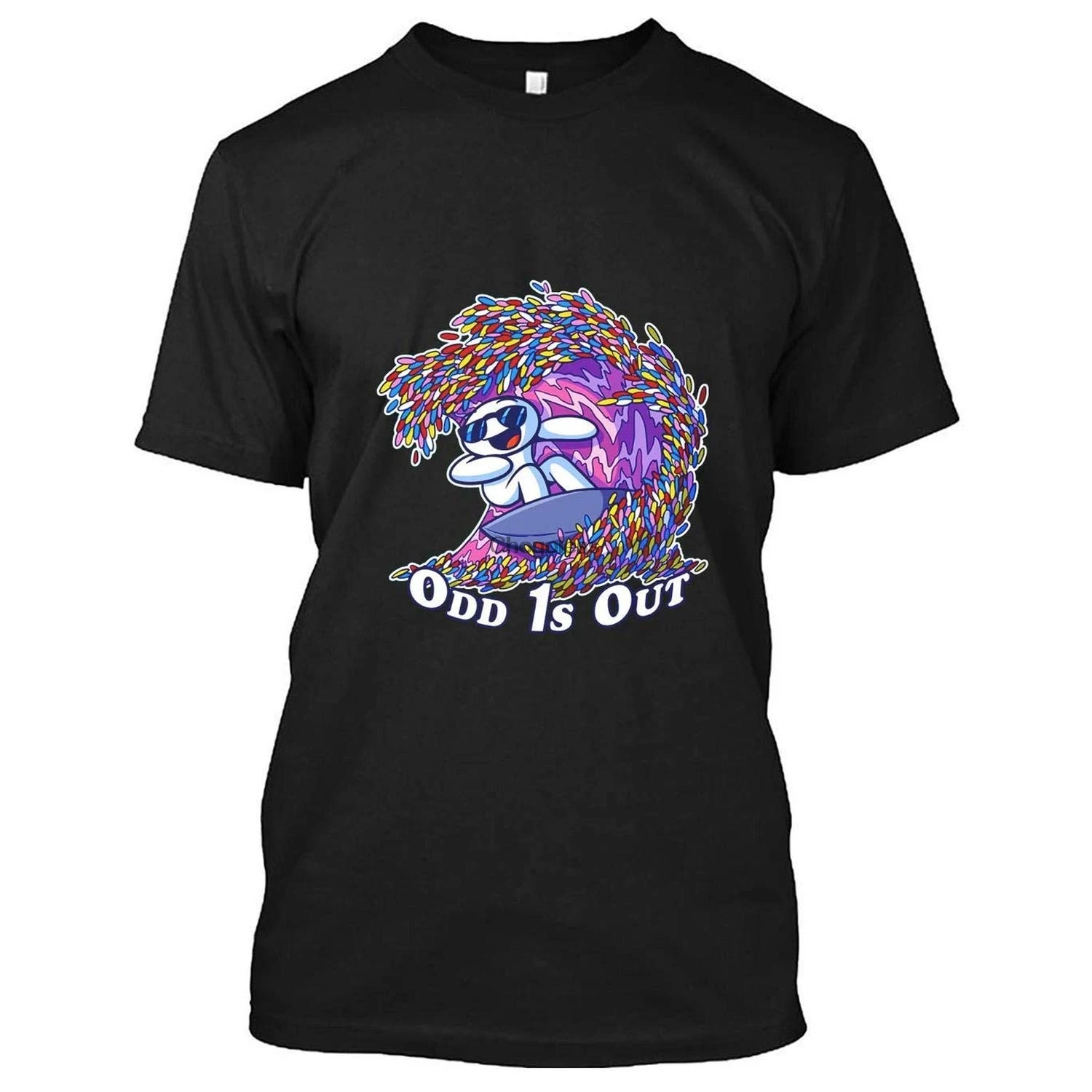 

The Funny Odd 1s Out Shirt Vintage DMN Gift Black