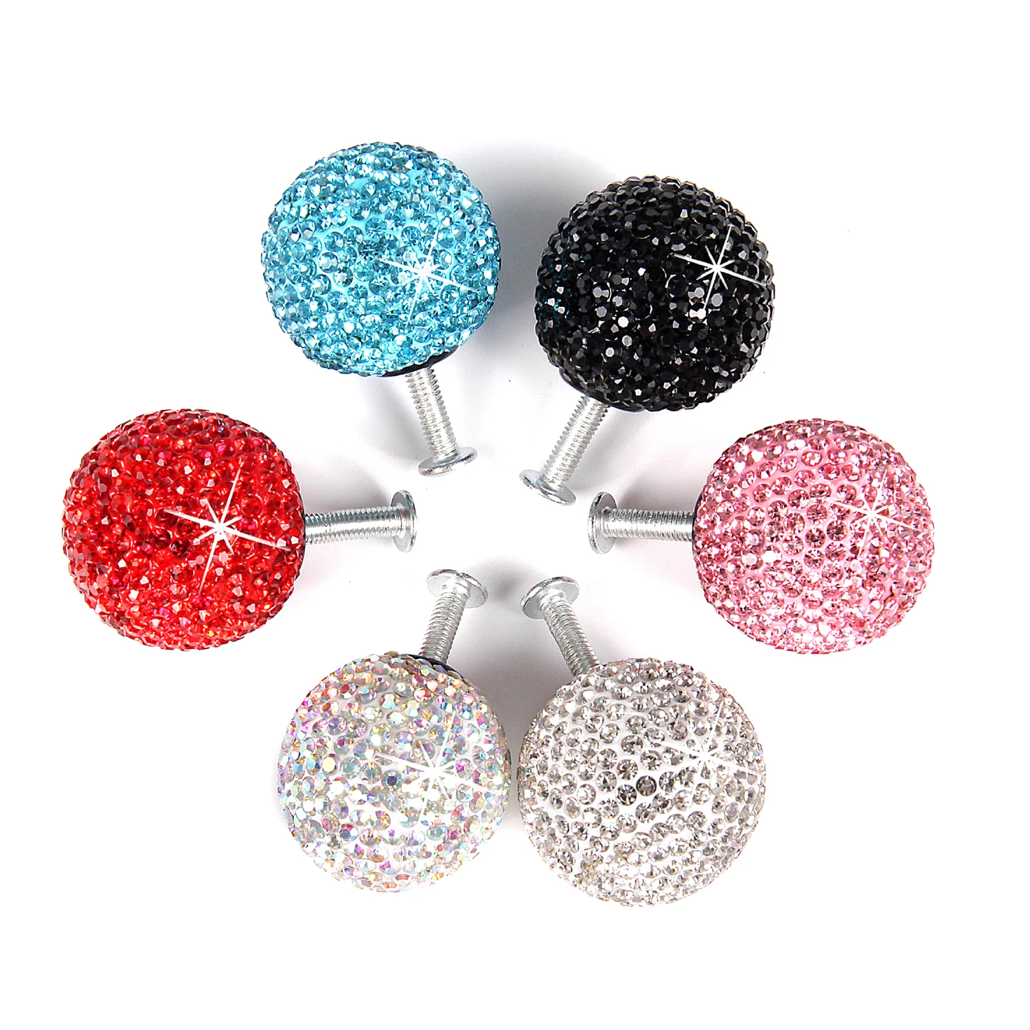 Ручки для кухонного шкафа 30 мм с кристаллами|Ручки шкафа| |