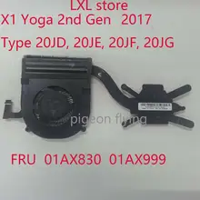 X1 Yoga FAN for lenovo Thinkpad  X1 Yoga 2nd Gen FAN radiator 2017 Type: 20JD, 20JE, 20JF, 20JG FRU 01AX830  01AX999 100% test