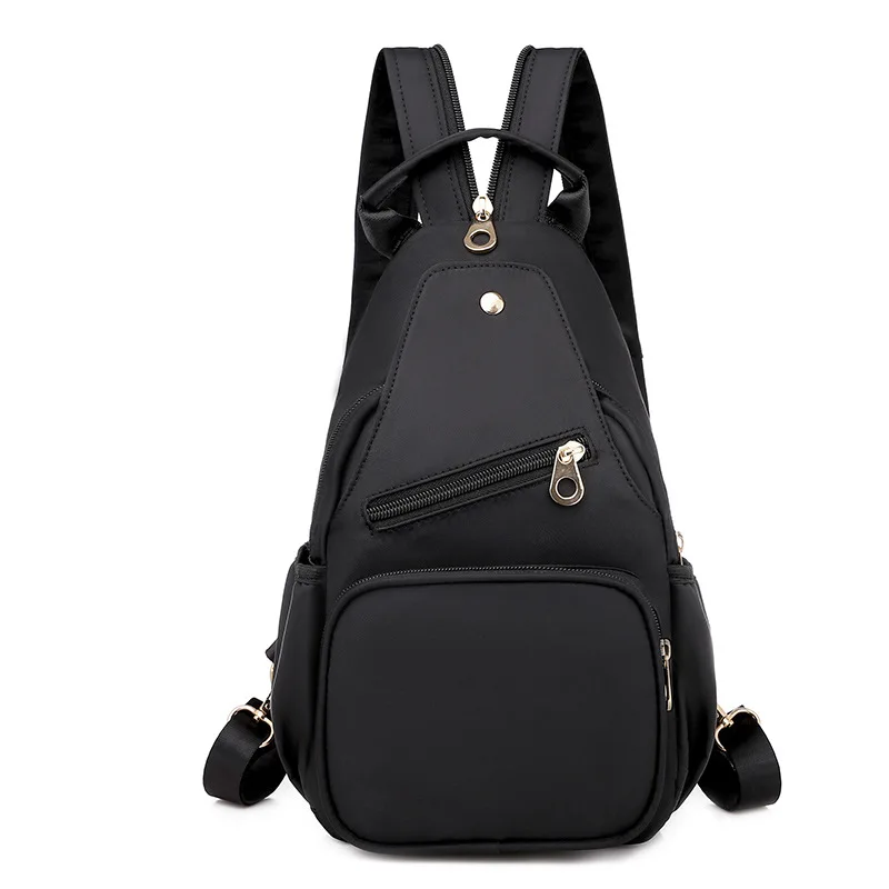 

Women Small Backpack 2021 Casual Girls Chest Bag Female Backpack Multi-Functional Canvas Rucksacks