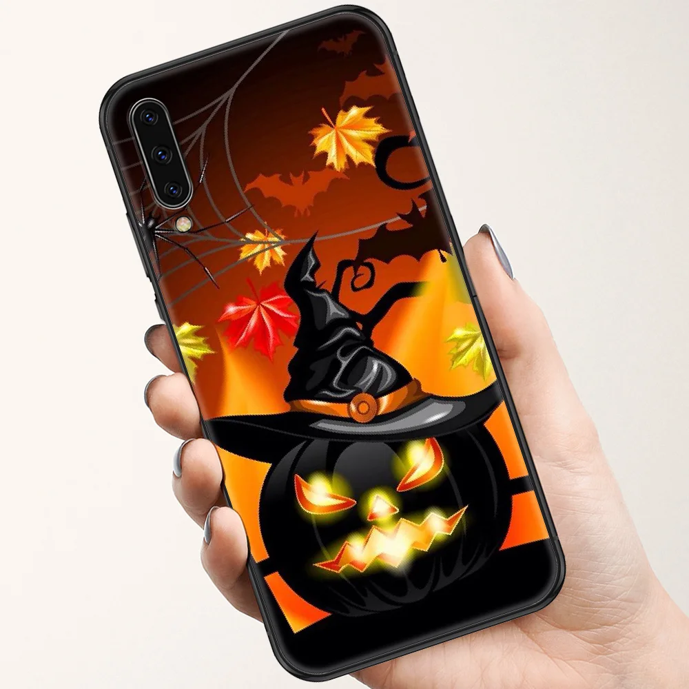 Чехол для телефона с изображением тыквы на Хэллоуин Samsung Galaxy A10 A12 A20E A21S A30 A32 A40 A50 A51