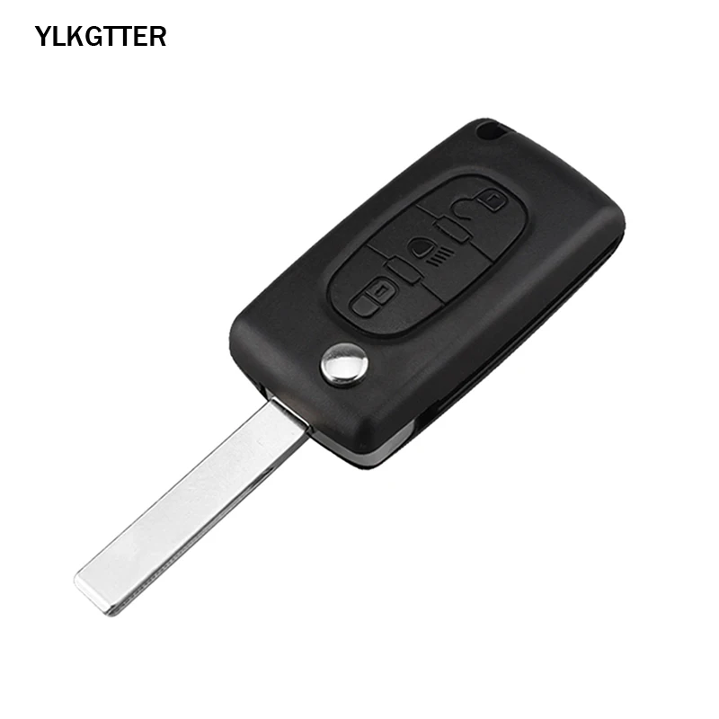 YLKGTTER 3-кнопочный пульт дистанционного управления для Peugeot 407 308 307 208 207 Partner с
