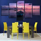 Морской пейзаж закат 5 шт. HD настенная Картина на холсте HD Печать постеры картины масляная живопись гостиная домашний декор картины