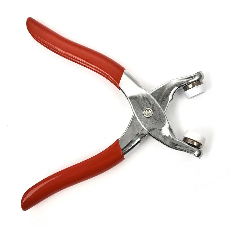only plier Плоскогубцы инструмент+ 9,5 мм металлический штырь кнопки-50/100 комплекты зажимы Пресс заклепки Poppers детских ползунков Пряжка швейная машина инструмент - Цвет: only plier