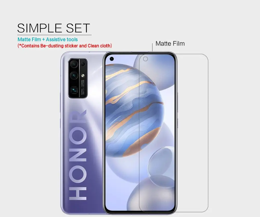 Защитная пленка NILLKIN для Huawei Honor 30 2 шт./лот сверхпрозрачная или матовая защитная