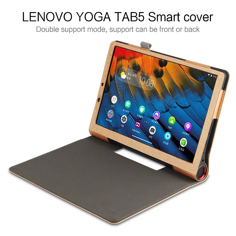 Защитный чехол для lenovo Yoga Smart Tab YT-X705F 10," планшет для lenovo Yoga Tab 5 YT-X705 Чехол+ пленка в подарок