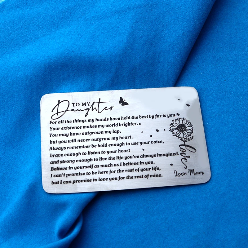 Подарочный бумажник с кармашком для карт мужчин мужа от жены девушки парня дня