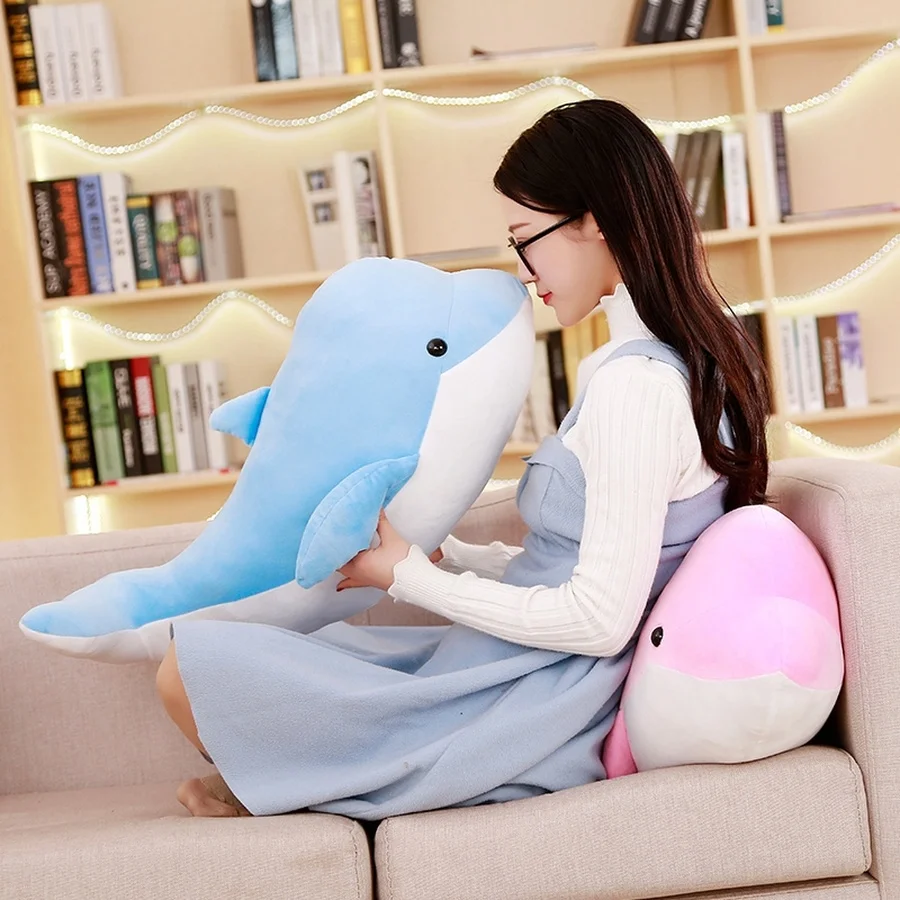 

20cm Dolphin Doll Toys Plush-Toy Stuffed Animal Christmas-Gift Birthday Kids Kawaii Soft Cotton Dolphine Toy