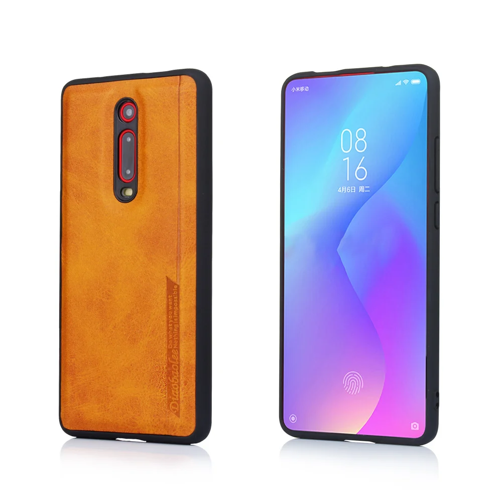 Case for Mi 9T Redmi K20 Pro 6 Cover Xiaomi mix 2s Red K 20 Leather Business PC&ampPU Logo Brand High Quality hongmi |