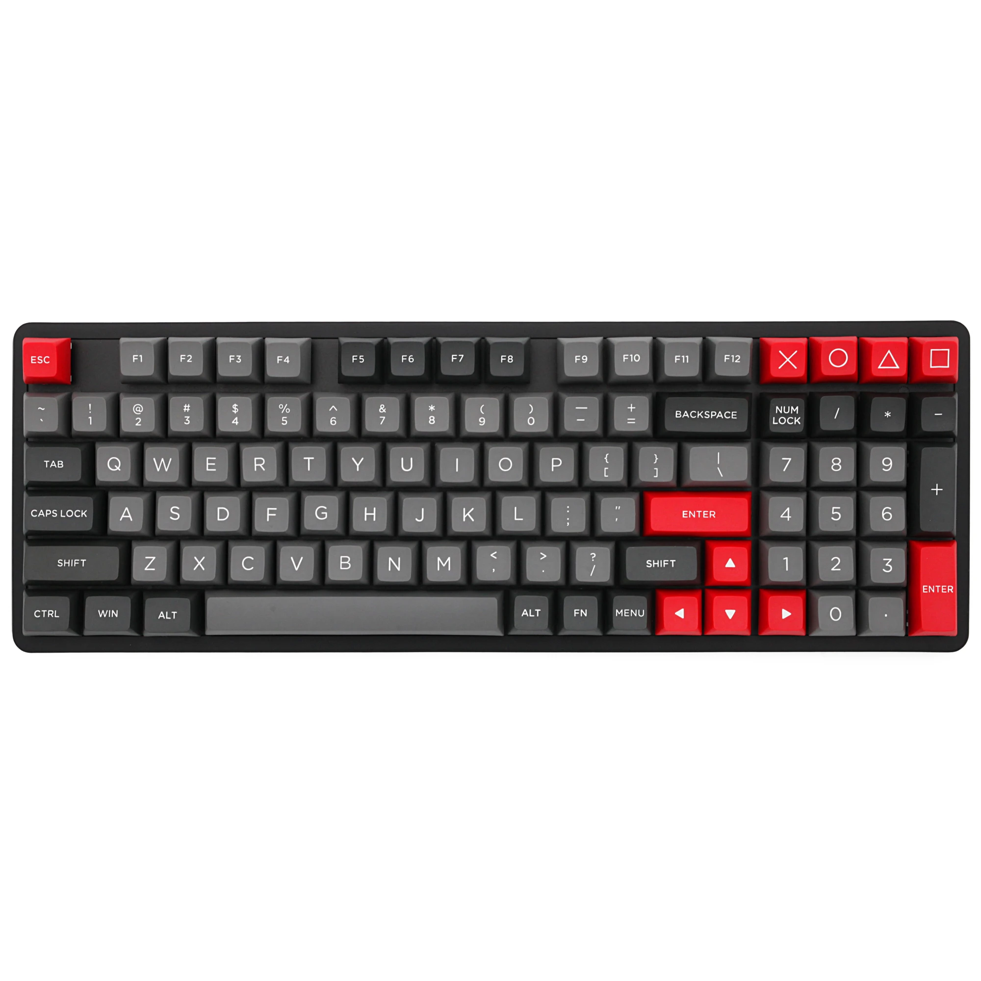 WINMIX pbt doubleshot keycaps osa profile dolch colorway для механической клавиатуры gh60 poker 87 104 108 xd64 xd75 xd68
