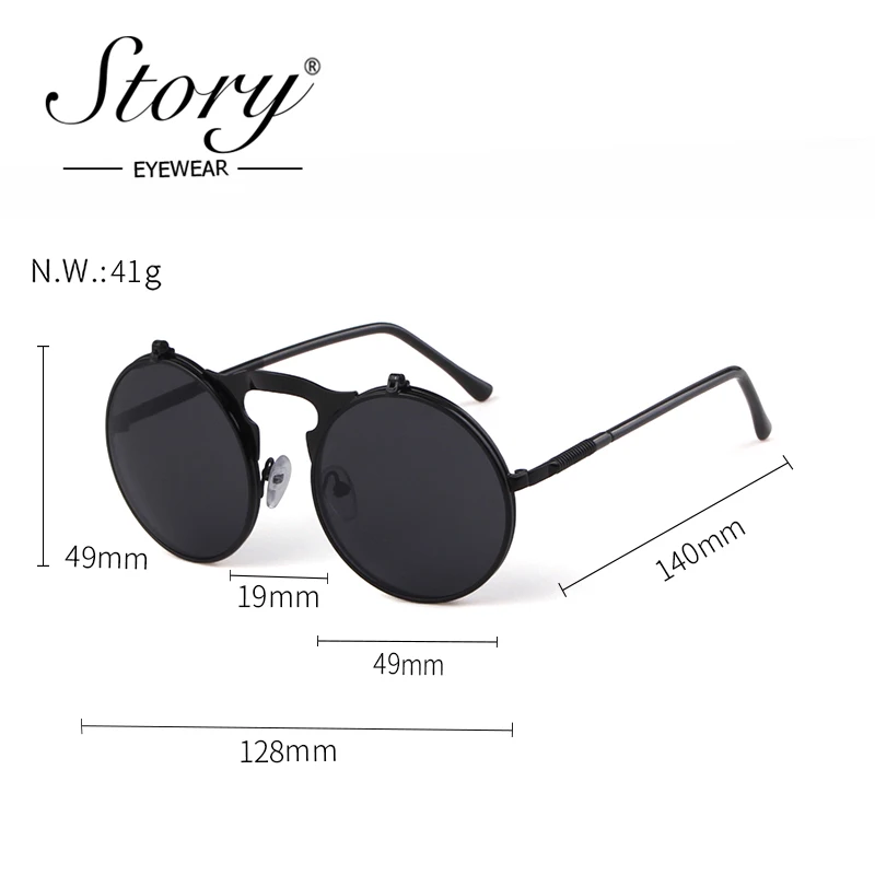 Солнечные очки в стиле панк для мужчин и женщин Модные Винтажные Солнцезащитные