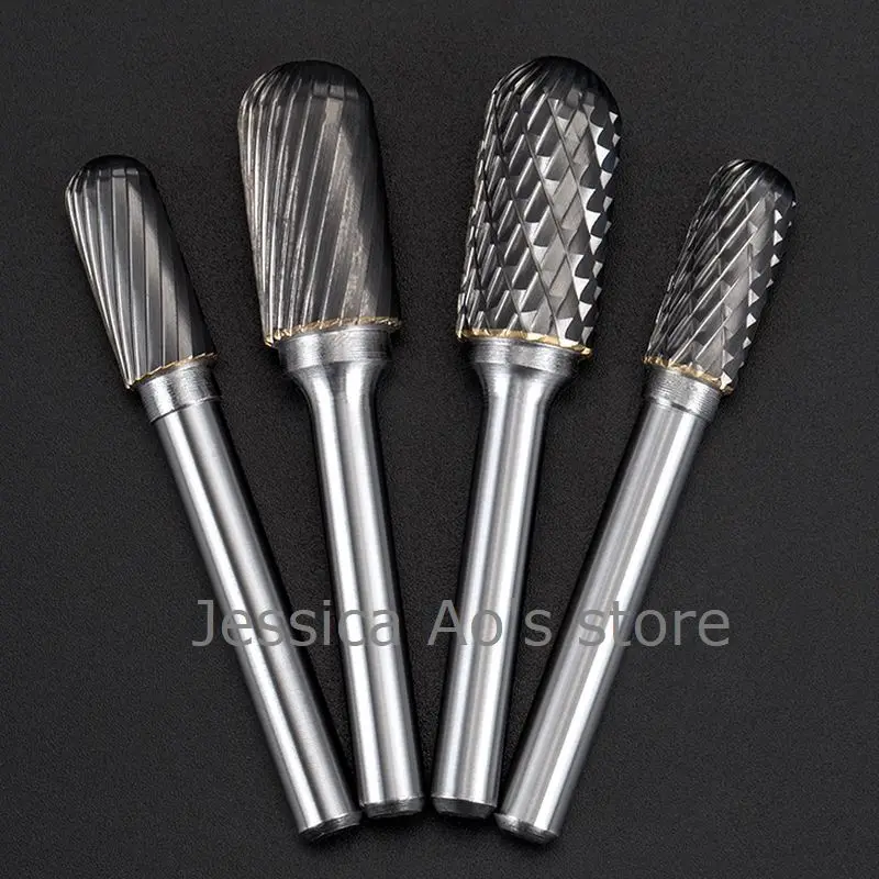 

C Type Rotary File Router Tools Wood Rotary Tool Router Cylinder Ball Head Tungsten Steel Grinding Head Carbide Rotary File