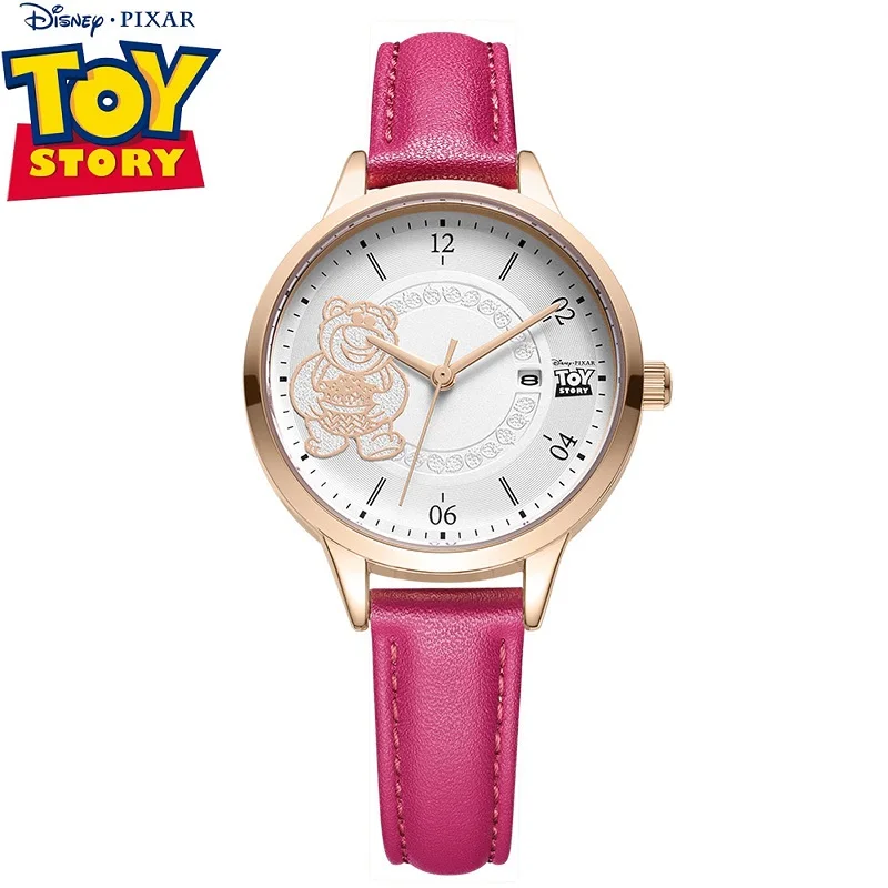 Часы наручные Disney женские кварцевые оригинальные повседневные Мультяшные для