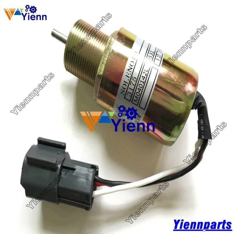 Для Mitsubishi L3E L3C S3L S3L2 S4L S4L2 стопорный соленоид 30A87 20402 00040 для peljobs EB350 EB406 мини