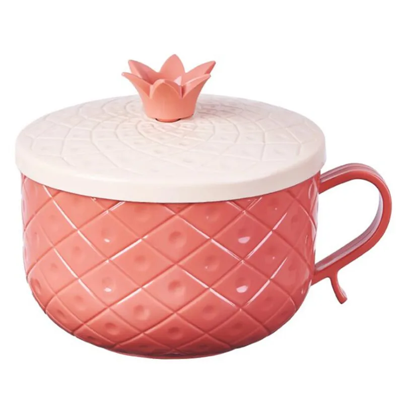 Нержавеющая сталь большая чаша с крышкой Кухня большой суп лапша рис Ramen