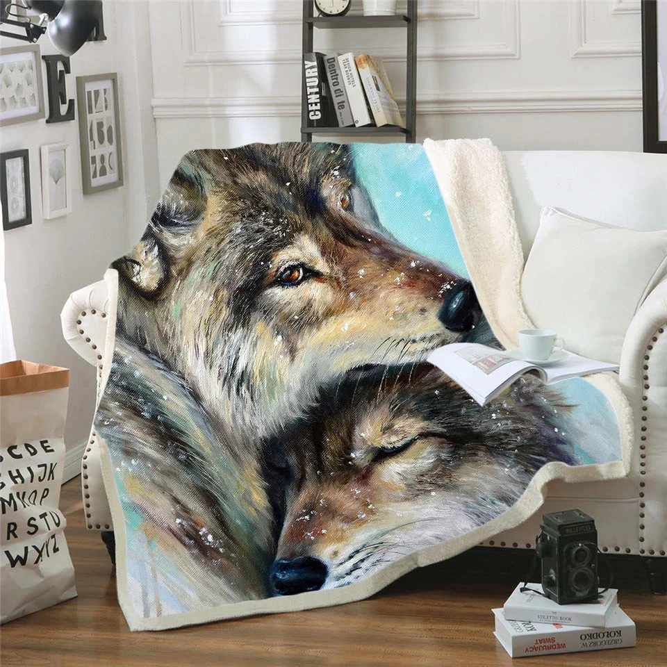

Fleece Blanket 3D full printed Wearable Blanket Adults/kids Fleece Blanket