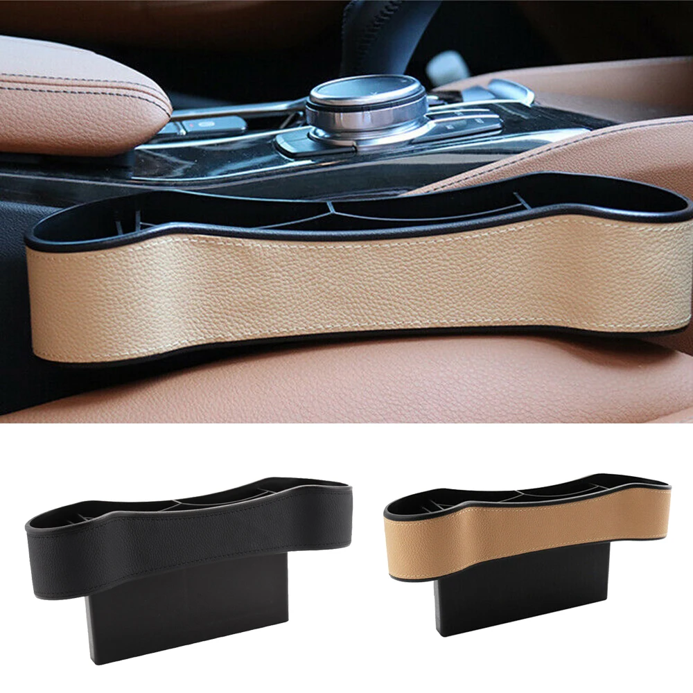 Шов сиденья автомобиля коробка для хранения Органайзер держатель телефона из