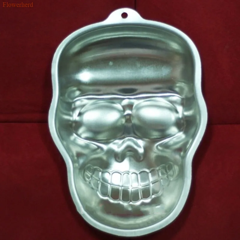 

Хэллоуин форма черепа алюминиевая форма шоколадное печенье плесень DIY вечерние украшения торта инструменты формы для выпечки Кондитерские...
