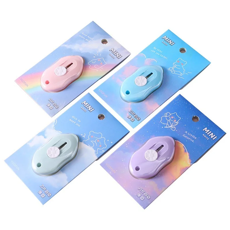 

Candy Utility Knife Mini Small Cute Knife Wallpaper Knife Express Parcel Opener Letter Opener Office Paper Knife Pen knife