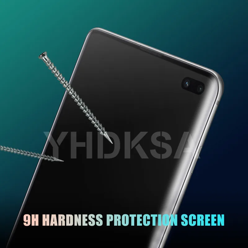 100D полностью изогнутое закаленное стекло для samsung Galaxy S10 S9 S8 Plus S7 Edge A6 A8 Защитная пленка для экрана защитное стекло