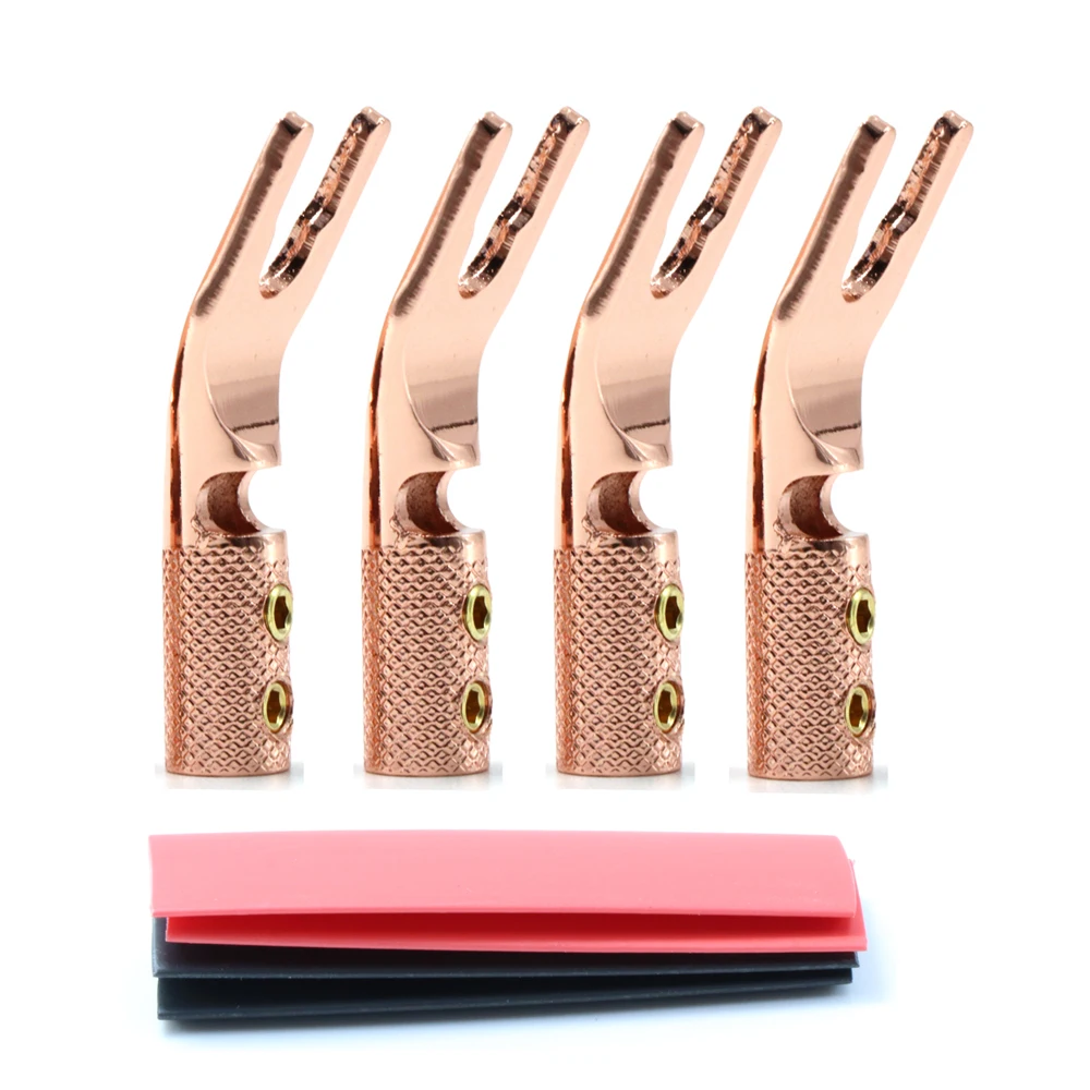 8 шт. разъемы для акустического кабеля из чистой меди |