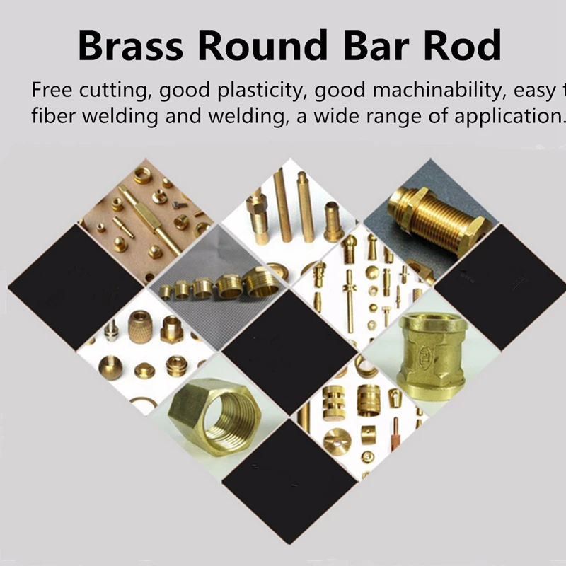 Изысканный латунный стержень диаметром 3 мм 5 6 7 8 10 красивая мозаика