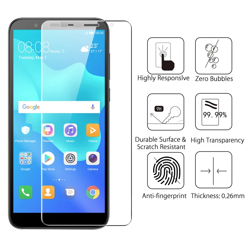 Закаленное стекло для Huawei Y5 lite 2018 Защитное экрана huawei Prime LITE Y 5 | Мобильные