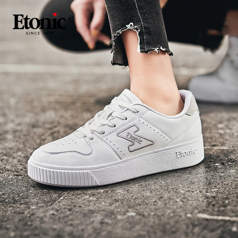 ETONIC/белые кроссовки Женская обувь для бега Оригинальный дышащий светильник