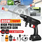 800 Вт 288VF очиститель высокого давления для мойки автомобиляnБеспроводной водяной пистолет для аккумулятора Makita, сопло для очистки воды, 1314 шт.