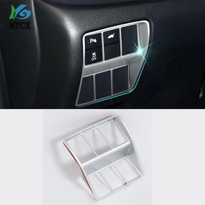 1Pcs ABS Chrome Headlight Switch Button Frame Cover Trim Car Styling Accessories Fit For Honda CRV CR-V 2017 2018 2019 | Автомобили и