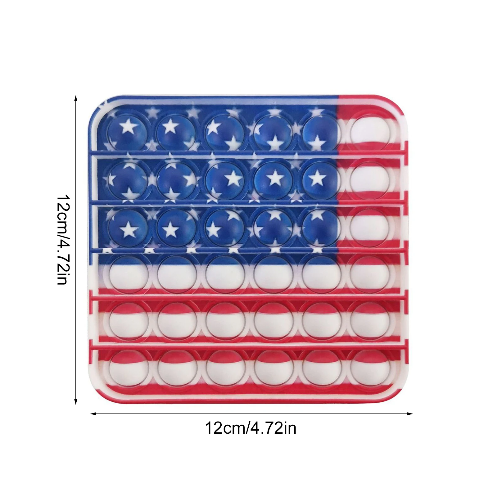 

fidget it push pop bubble Sensory Toy American Flag push pop bubble fidget pop toy stress relief hand toy for children adults