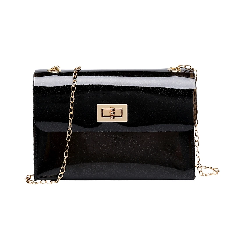 2 шт Желейная сумка блестящая карамельного цвета через плечо для девушек любимые