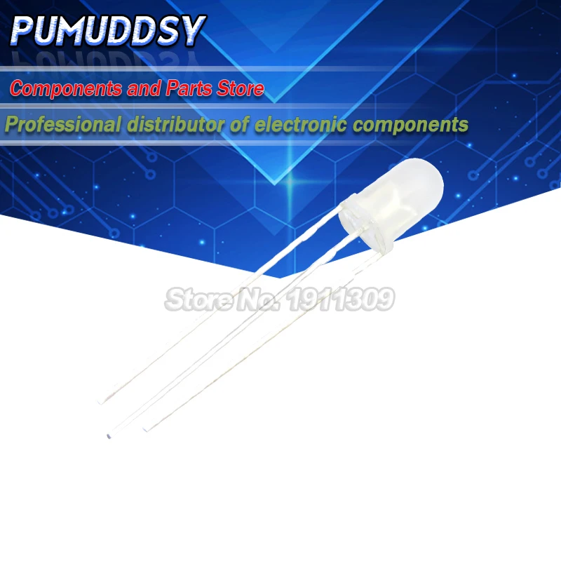 20 шт. красный и зеленый цвет общий аносветодиодный 3 контакта светоизлучающие