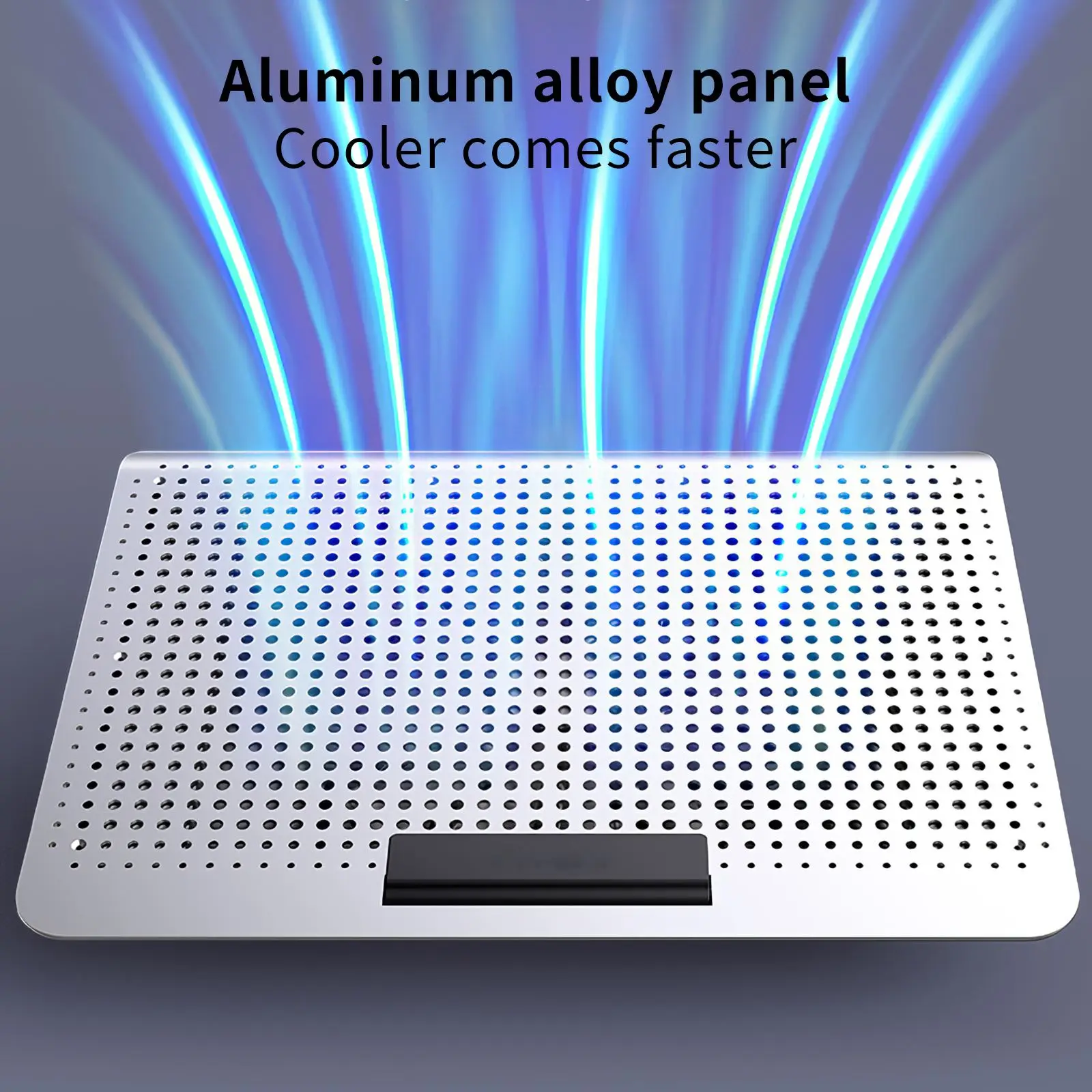 Подставка для охлаждения ноутбука из алюминиевого сплава ультратонкий тихий
