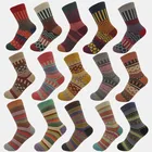 1 пара, женские шерстяные носки в горошек, в стиле Харадзюку